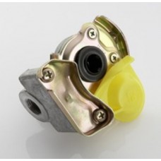 Levegőkuplung M16x1.5 szelepes sárga